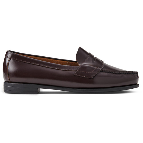 Women's Penny Loafer [FL068-3924BUW-BURGUNDY]