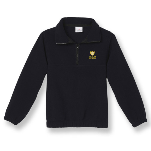 1/4 Zip Fleece Jacket with embroidered logo [NJ116-SA19/RHB-NAVY]