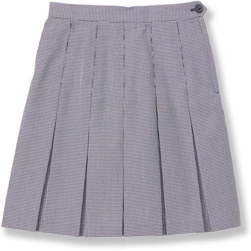 Box Pleat Skirt [TX035-505-B3-NAVY]