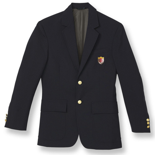 Adult Polyester Blazer with embroidered logo [NY458-MENS/CAP-NAVY]