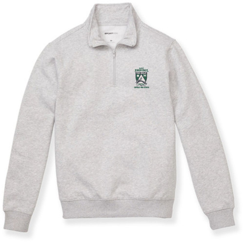 1/4 Zip Sweatshirt with embroidered logo [VA261-ST253JPD-HE GREY]