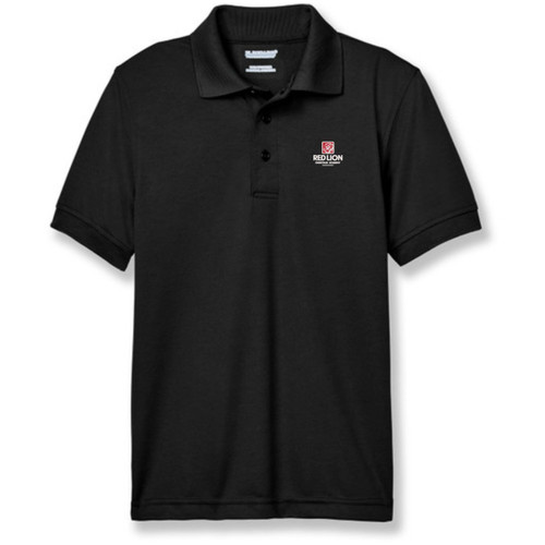 Performance Polo Shirt with embroidered logo [DE042-8500-RLC-BLACK]