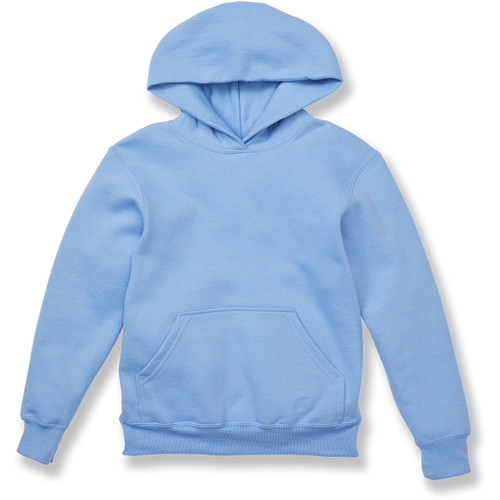 Heavyweight Hooded Sweatshirt with heat transferred logo [NY644-76042-NC BLUE]