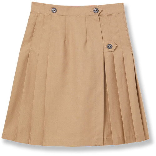 Wrap-around Kilt [NY657-502-204-KHAKI]