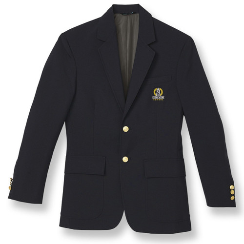 Adult Polyester Blazer with embroidered logo [NJ456-MENS/MOM-NAVY]