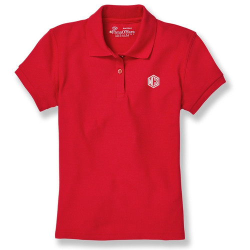 Ladies' Fit Polo Shirt with embroidered logo [TX015-9708-WWC-RED]