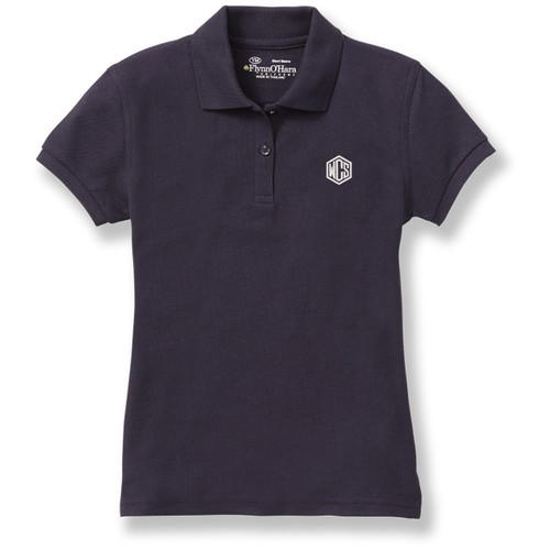 Ladies' Fit Polo Shirt with embroidered logo [TX015-9708-WWC-DK NAVY]