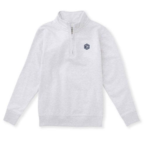 1/4 Zip Sweatshirt with embroidered logo [TX015-995/WWC-ASH]