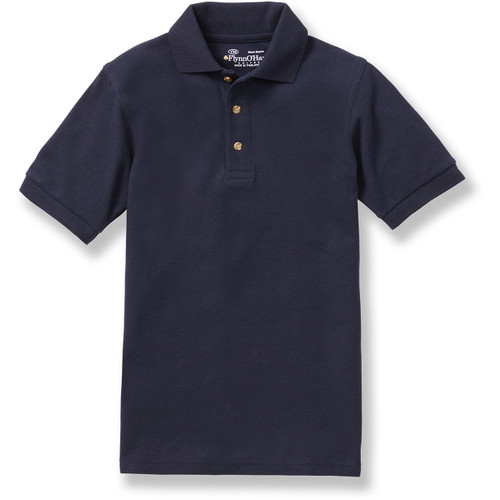 Short Sleeve Cotton Polo Shirt [NY251-5011-DK NAVY]