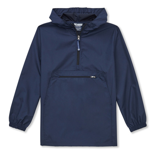 Pack-N-Go Pullover with embroidered logo [GA013-9904/TFG-NAVY]