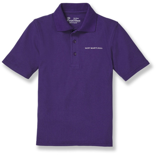 Short Sleeve Polo Shirt with embroidered logo [TX003-KNIT-TX3-PURPLE]