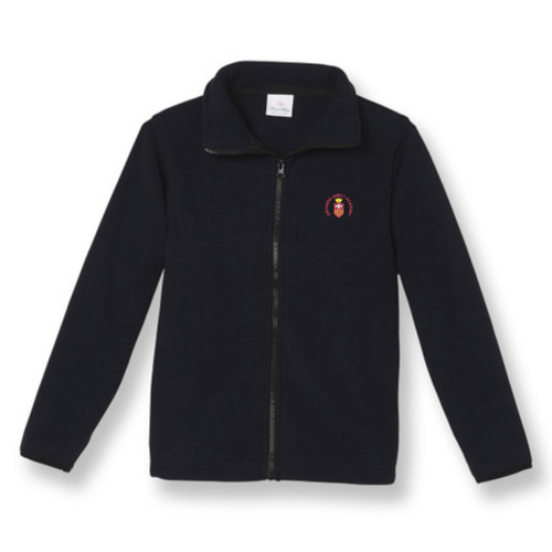 Full-Zip Fleece Jacket with embroidered logo [PA144-SA25/GMS-NAVY]
