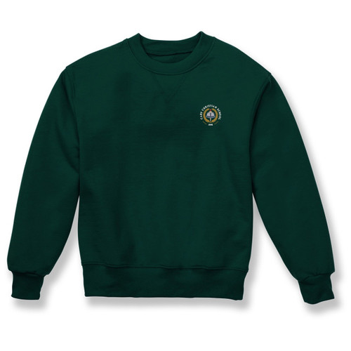 Heavyweight Crewneck Sweatshirt with embroidered logo [NC040-862/CCY-HUNTER]
