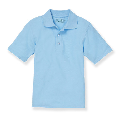 Short Sleeve Polo Shirt [AK007-KNIT-SS-COL BLUE]