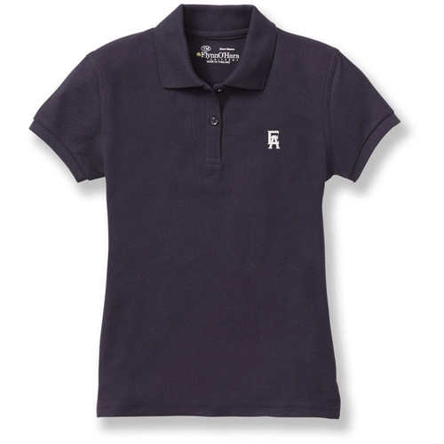Ladies' Fit Polo Shirt with embroidered logo [PA037-9708-EA-DK NAVY]