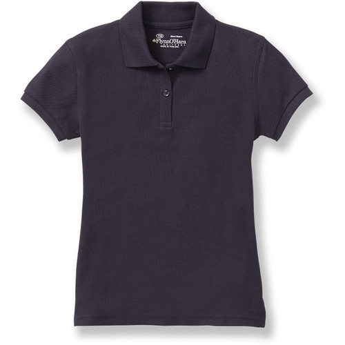 Ladies' Fit Polo Shirt with heat transferred logo [TX169-9708-DK NAVY]