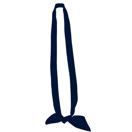 Long Narrow Tie [TX147-1604-NAVY]