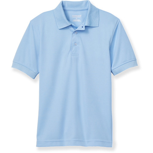 Performance Polo Shirt with embroidered logo [NC035-8500-EWA-BLUE]