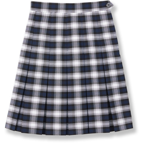 Box Pleat Skirt [NJ118-505-39-NV/WH]