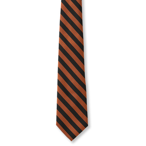 Striped Tie [NY172-3-1248-BK/ORNGE]