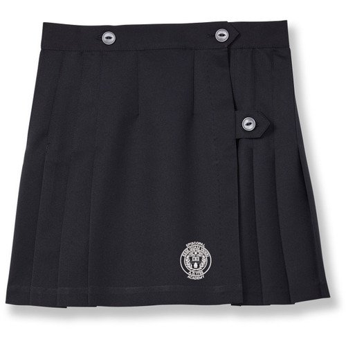 Wrap-around Kilt with embroidered logo [PA037-503-99EL-NAVY]