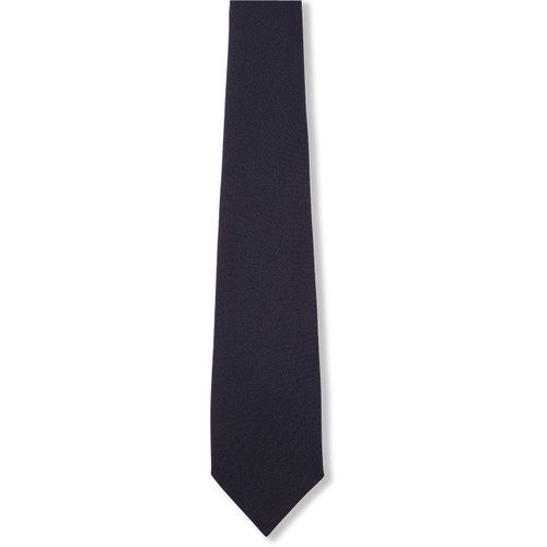 Tie with embroidered logo [TX013-3-HSC-NAVY]