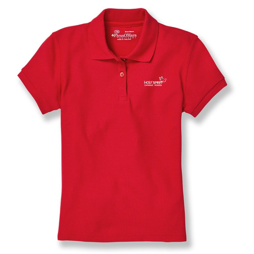 Ladies' Fit Polo Shirt with embroidered logo [TX013-9708-HSC-RED]