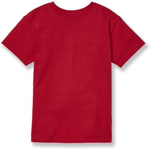 Short Sleeve T-Shirt with embroidered logo [TX016-362-RED]