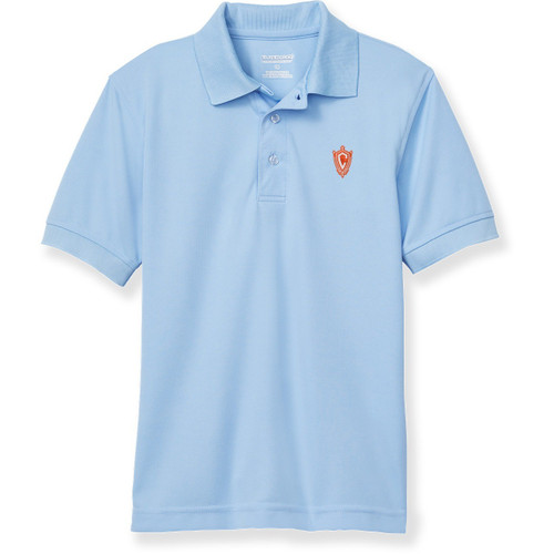 Performance Polo Shirt with embroidered logo [NC022-8500-022-BLUE]