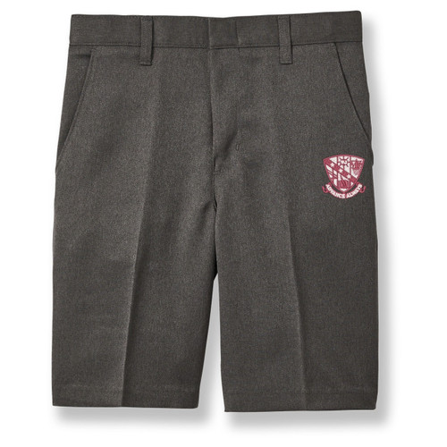 Boys' Walking Shorts with embroidered logo [VA055-TWILS-BI-SA CHAR]