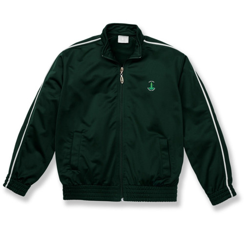 Warm-Up Jacket with embroidered logo [NY173-3265/MAK-GN/WH]