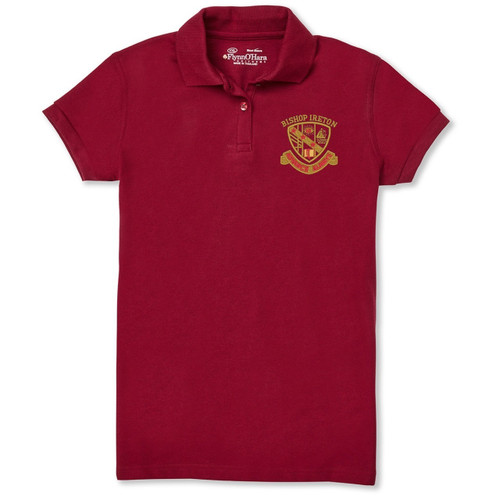 Ladies' Fit Polo Shirt with embroidered logo [VA055-9708-BIA-CARDINAL]