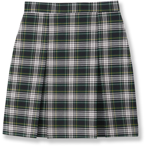 Pleated Skirt with Elastic Waist [TX043-34-61-GRN. PLD]