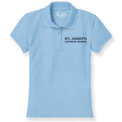 Ladies' Fit Polo Shirt with embroidered logo [FL020-9727-JOS-BLUE]