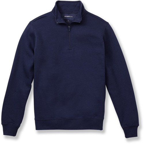 1/4 Zip Sweatshirt with embroidered logo [GA051-ST253-NAVY]