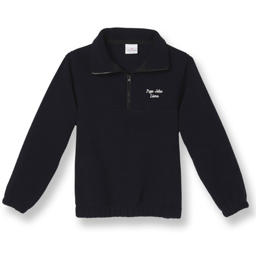1/4 Zip Fleece Jacket with embroidered logo [NJ013-SA19/PJS-NAVY]