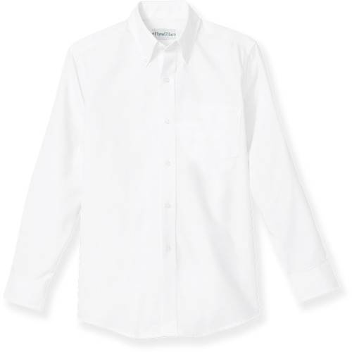 Long Sleeve Oxford Shirt [MI004-OXF-LS-WHITE]