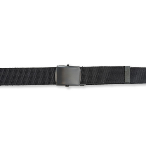 Woven Military Web Belt [NJ758-WEB-BLACK]
