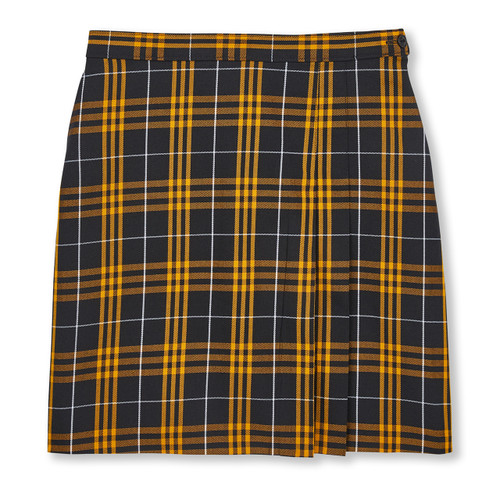 2 Pleat Skort [AK003-2653-2V-BK/GD/WH]
