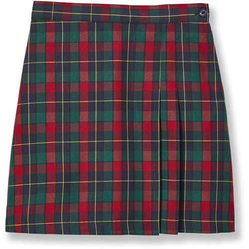 2 Pleat Skort [AK003-2653-66-RD/NV/GN]