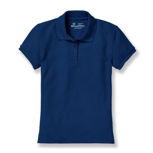 Ladies' Fit Polo Shirt with embroidered logo [NY614-9708-FHA-NAVY]