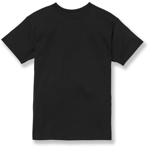 Short Sleeve T-Shirt with heat transferred logo [PA265-362-SLC-BLACK]