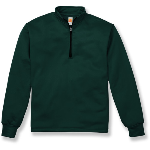 1/4-Zip Performance Fleece Pullover with embroidered logo [MD201-6133/HCG-HUNTER]