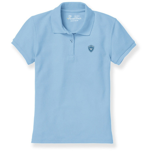 Ladies' Fit Polo Shirt with embroidered logo [GA041-9727-WEA-BLUE]