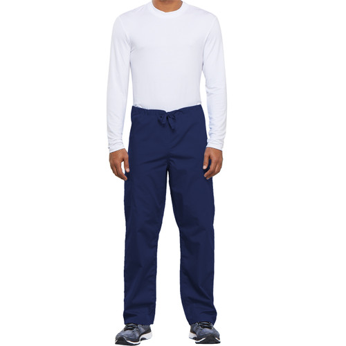Drawstring Scrub Pants [PA081-4100-NAVY]