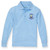 Long Sleeve Polo Shirt with embroidered logo [FL032-KNIT/EPI-BLUE]