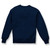 Heavyweight Crewneck Sweatshirt with heat transferred logo [NJ011-862-NAVY]