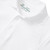 Short Sleeve Banded Bottom Polo Shirt with embroidered logo [NJ011-9611/A P-WHITE]