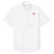 Short Sleeve Oxford Shirt with embroidered logo [FL030-OX-S DCM-WHITE]