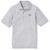 Short Sleeve Polo Shirt with embroidered logo [FL030-KNIT-DCM-ASH]